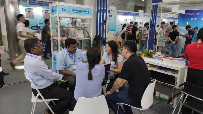 neueste Unternehmensnachrichten über Technologie Co., Ltd. Shenzhens KHJ nahm Show 2019 NEPCON ASIEN teil  2