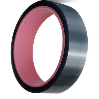 Guter Preis 50 Hz lösungsmittelbeständiges schwarzes Polyimidband für die Bildschirmdrucktechnologie online