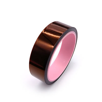 Guter Preis Silikon das freier Polyimide-hitzebeständige Selbsthaftend Kreppband 0.025mm nullverschmutzung online
